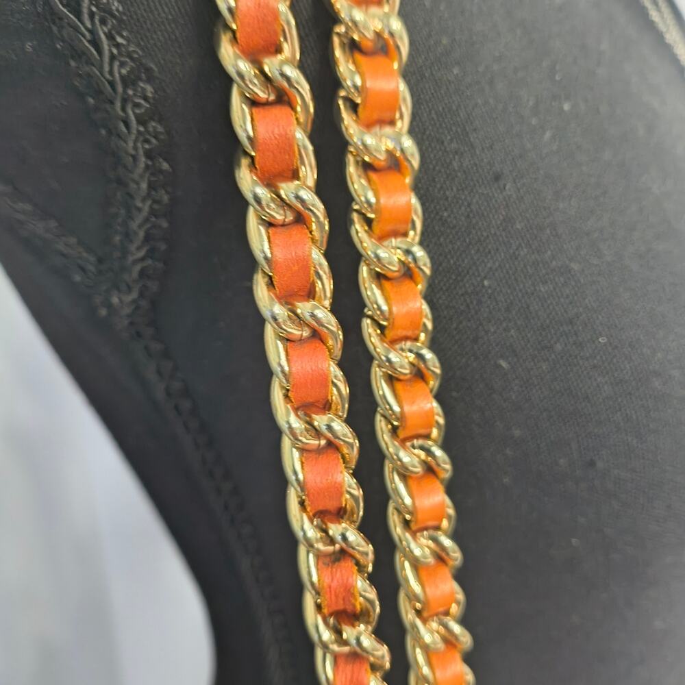 Like New Rebecca Minkoff Leather Quilted Chain Shoulder/Crossbody Bag - Picture 9 of 11